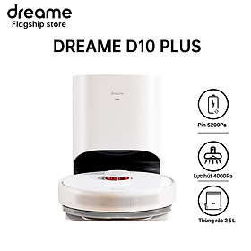 Robot Hút Bụi Lau Nhà Thông Minh Dreame D10 Plus - Pin 5200mAh - Bản Quốc Tế - Hàng chính hãng